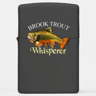 Brook Trout Whisperer Dark Zippo Lighter