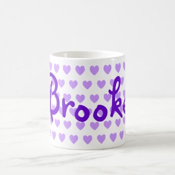 Brooke In Purple Coffee Mug by purplestuff at Zazzle
