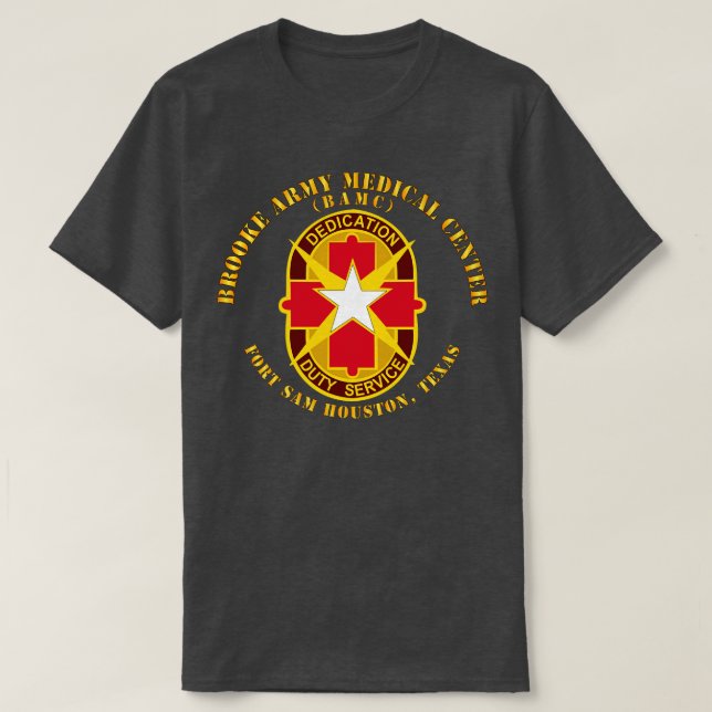 Brooke Medical Center Fort Sam Houston TX T-Shirt (Design Front)