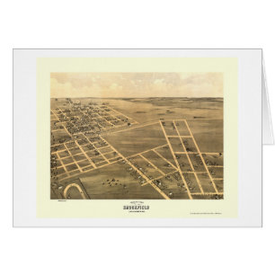 Brookfield, MO Panoramic Map - 1869