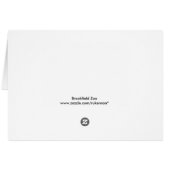 Brookfield Zoo Fountain Card (Back Horizontal)