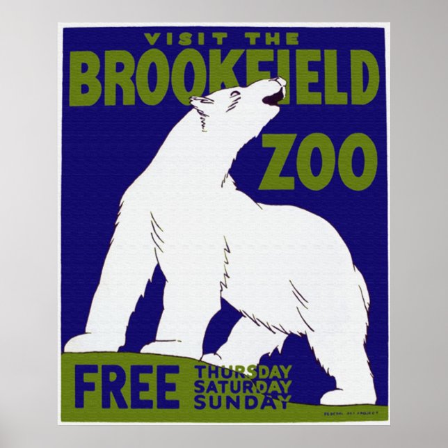 Brookfield Zoo Poster (Front)