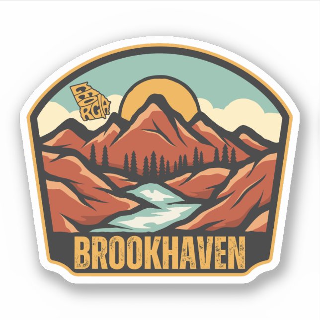 Brookhaven, Georgia Sticker (Front)