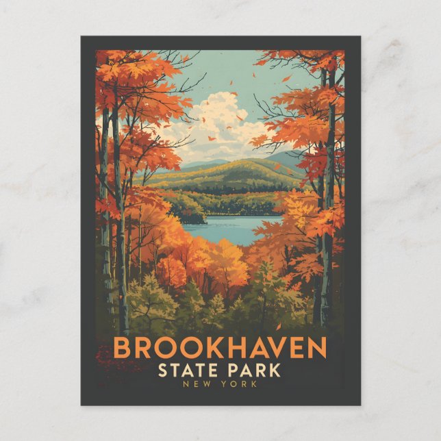  Brookhaven State Park - New York  Postcard (Front)