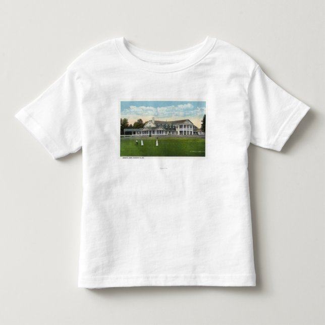 Brooklawn Country Club Women Golfing Toddler T-shirt (Front)
