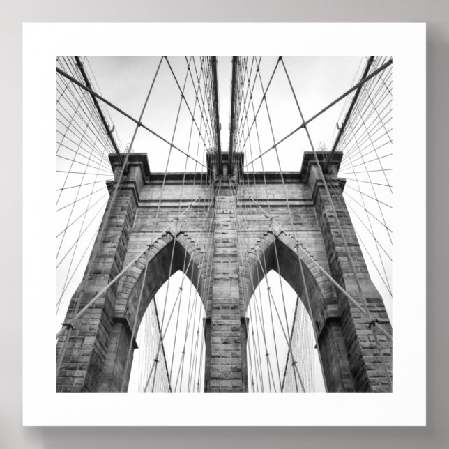 Brookline Bridge Close up Photo Acrylic Photo Tile (Front Set)