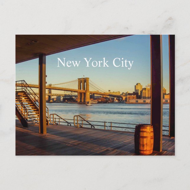 Brookly Bridge Postcard (Front)