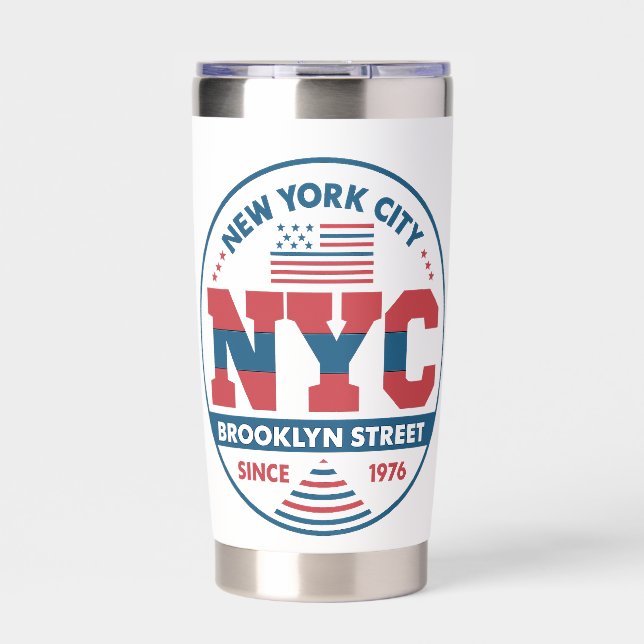 Brooklyn and New York city  Insulated Tumbler (Front)