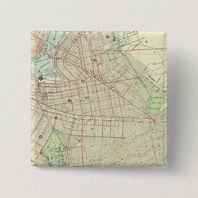 Brooklyn and Vicinity Button (Front)