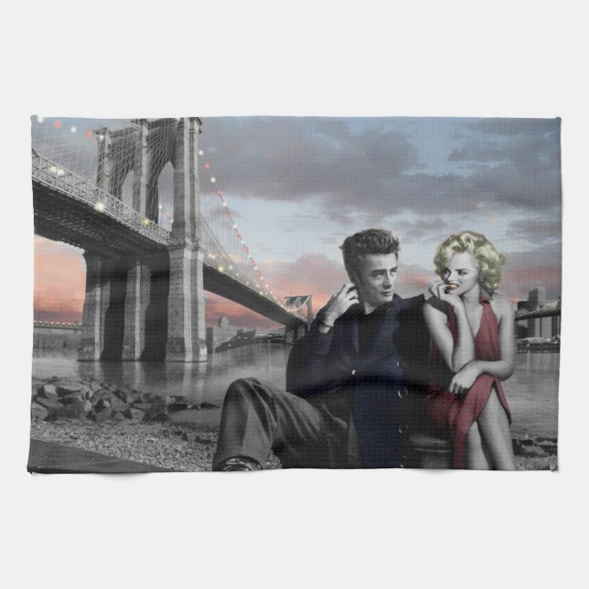 Brooklyn B&W 2 Kitchen Towel (Horizontal)