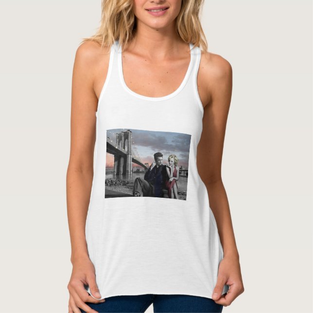 Brooklyn B&W Tank Top (Front)