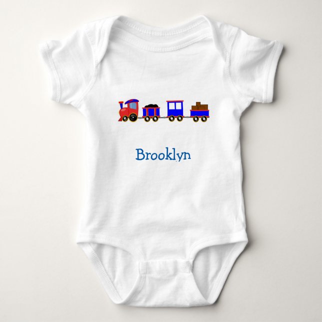 BROOKLYN baby name personalized Bodysuit (Front)