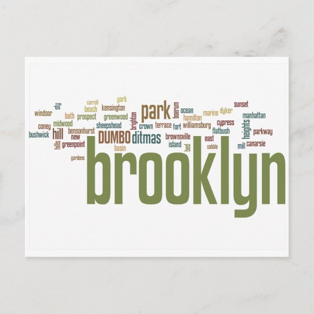 Brooklyn Baby Pride!! Postcard (Front)