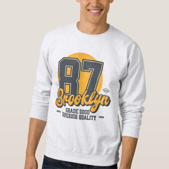 Brooklyn Badge Sweatshirt (Front)