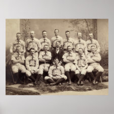 Brooklyn Baseball Team, 1889 Poster