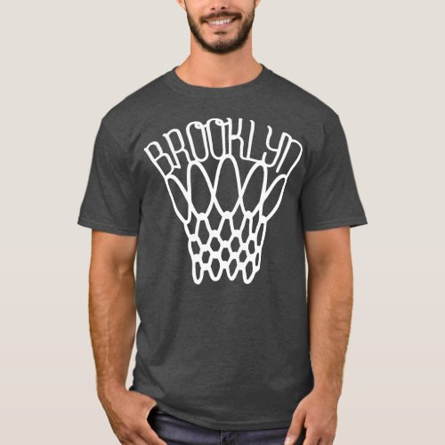 Brooklyn basketball net vintage  T_Shirt