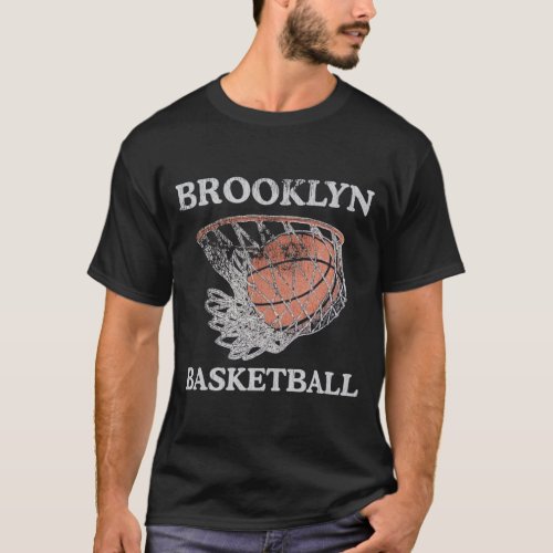Brooklyn Basketball Retro Truck Stop Souvenir T_Shirt