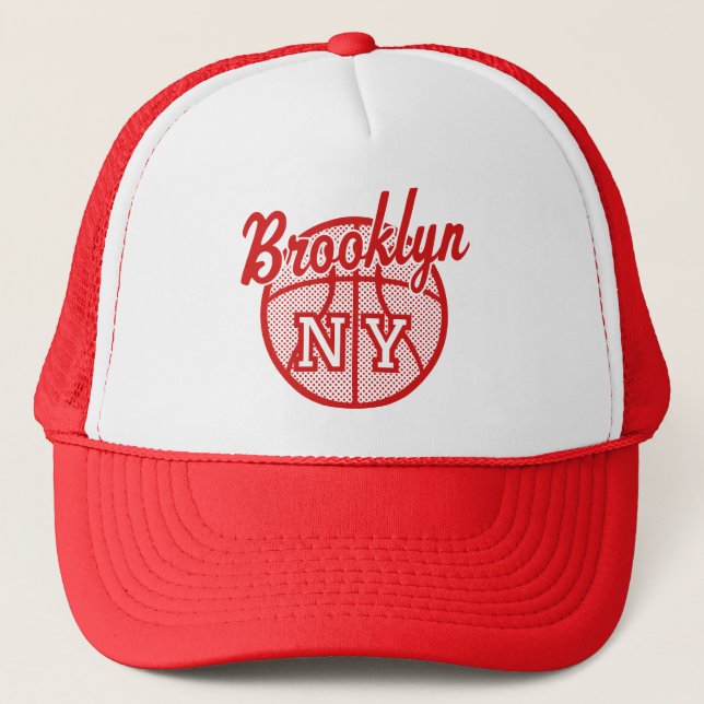 Brooklyn Basketball Trucker Hat (Front)