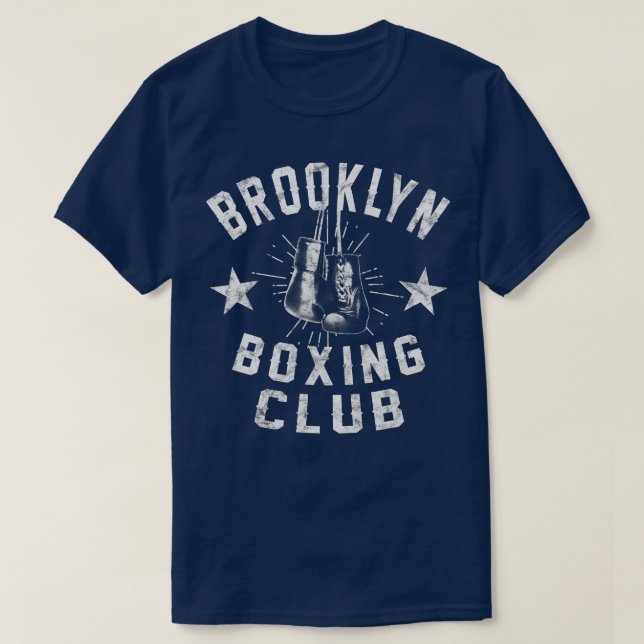 Brooklyn Boxing Club  vintage distressed Boxer  T-Shirt (Design Front)