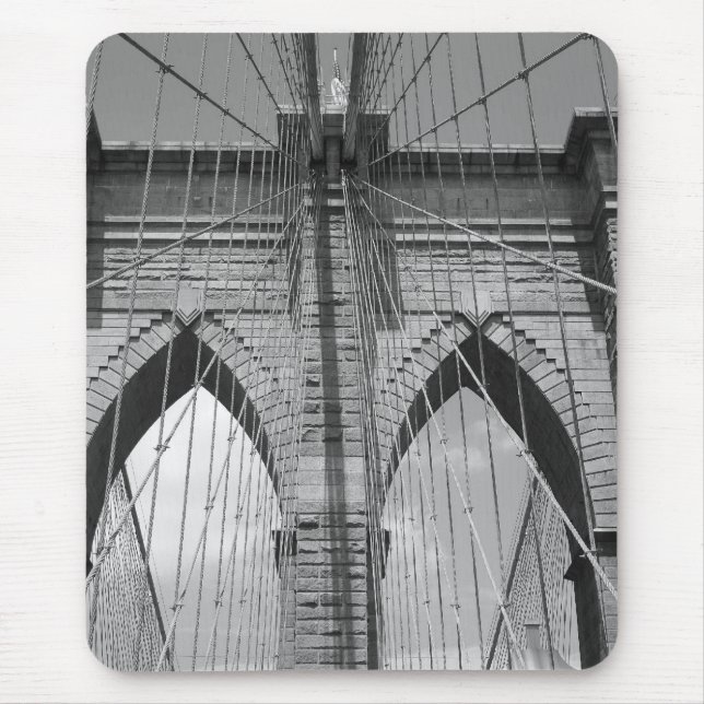 Brooklyn Brdige - B&W Mouse Pad (Front)