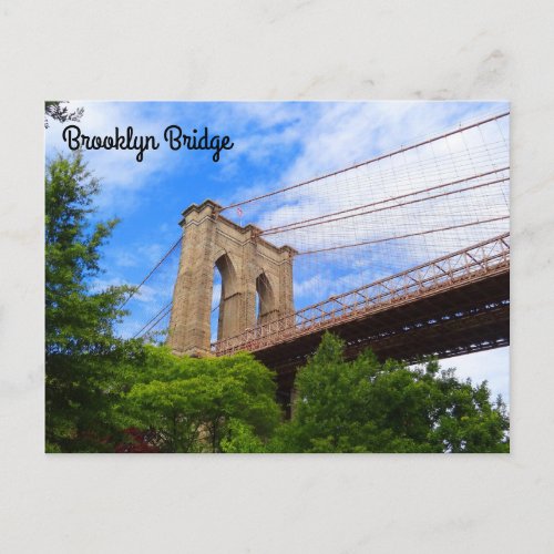 Brooklyn Bridge 1_2 Postcard