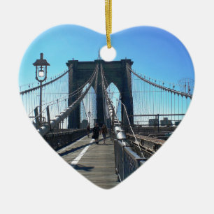 Brooklyn Bridge 2 Ceramic Ornament