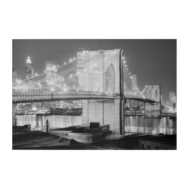 Brooklyn-bridge Acrylic Print (Front)