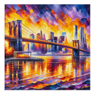BROOKLYN BRIDGE ACRYLIC PRINT