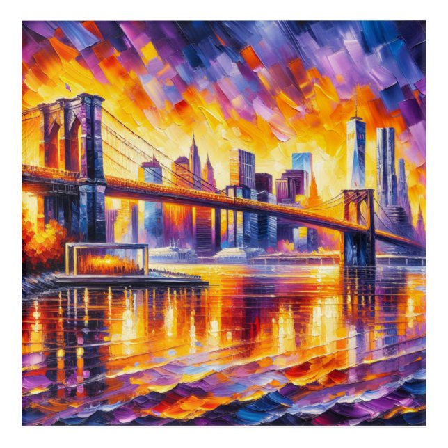 BROOKLYN BRIDGE  ACRYLIC PRINT (Front)