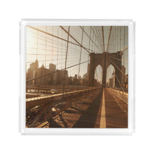 Brooklyn Bridge. Acrylic Tray