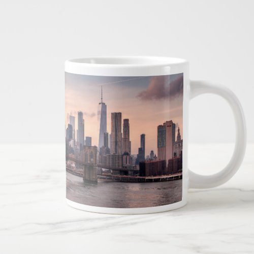 Brooklyn Bridge and Lower Manhattan Giant Coffee Mug