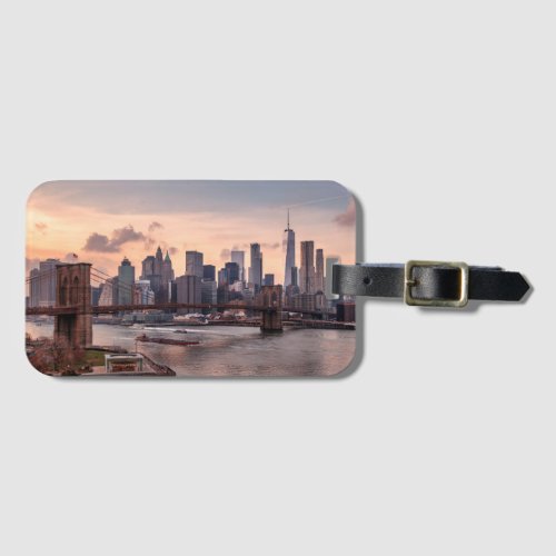 Brooklyn Bridge and Lower Manhattan Luggage Tag