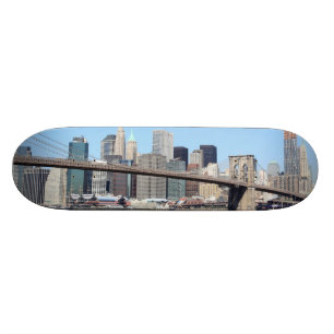 Brooklyn Bridge and Manhattan Skyline, New York Ci Skateboard Deck