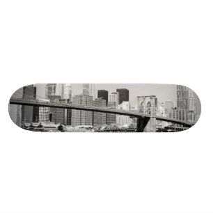 Brooklyn Bridge and Manhattan Skyline Skateboard Deck