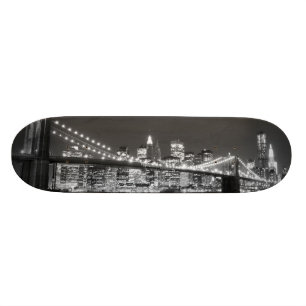 Brooklyn Bridge and Manhattan Skyline Skateboard Deck