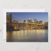 Brooklyn Bridge and New York City buildings (Front)