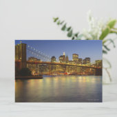 Brooklyn Bridge and New York City buildings (Standing Front)
