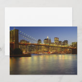 Brooklyn Bridge and New York City buildings (Front/Back)