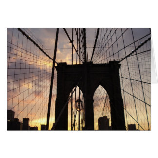 Brooklyn Bridge at Sunset Cards