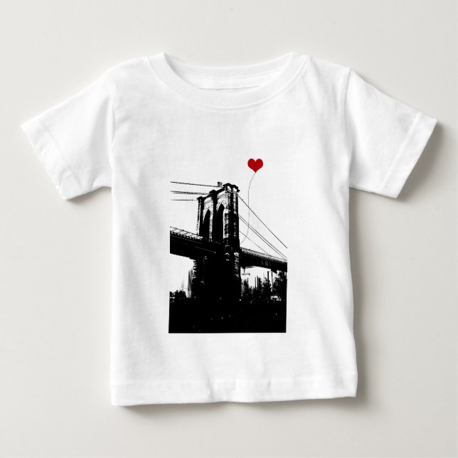 Brooklyn Bridge Baby T-Shirt (Front)
