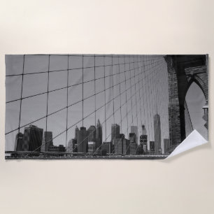 Brooklyn bridge beach towel