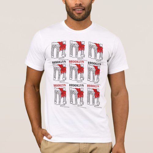 Brooklyn Bridge Bow NYC New York City Bklyn Tee