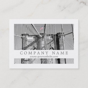Brooklyn Bridge Business Card by CarriesCamera at Zazzle