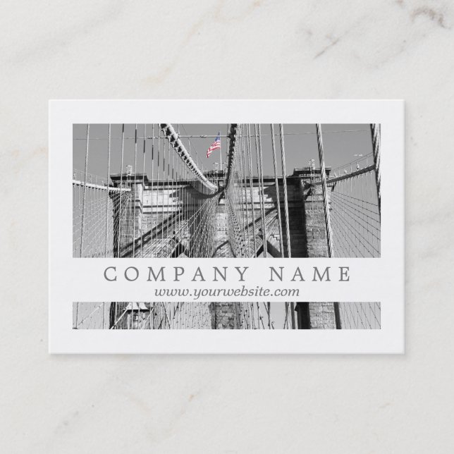 Brooklyn Bridge Business Card (Front)