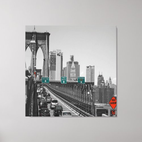 Brooklyn bridge canvas print