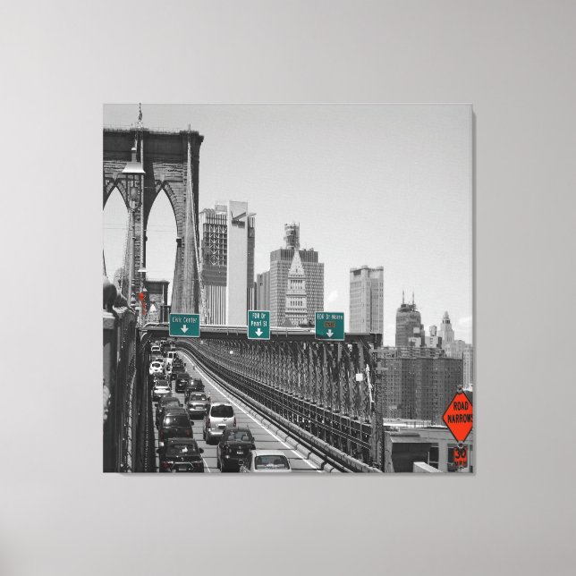 Brooklyn bridge canvas print (Front)