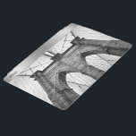 Brooklyn Bridge Closeup iPad Smart Cover<br><div class="desc">Cool black and white Brooklyn bridge closeup architectural detail,  black and white photo</div>