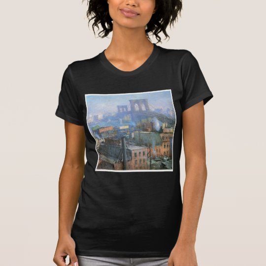 Brooklyn Bridge, East River, circa 1916 T-Shirt