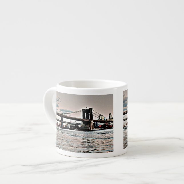 Brooklyn Bridge Espresso Cup (Front Left)
