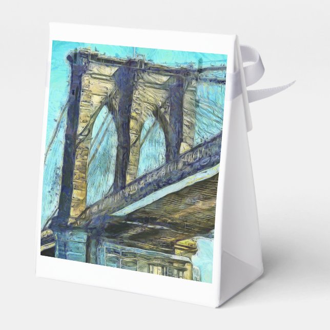 Brooklyn Bridge Favor Boxes (Back Side)